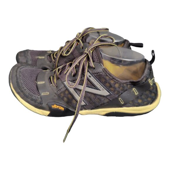 New Balance Minimus Athletic Running Shoe Women's Size 9 M Black Yellow Vibram - Picture 3 of 5